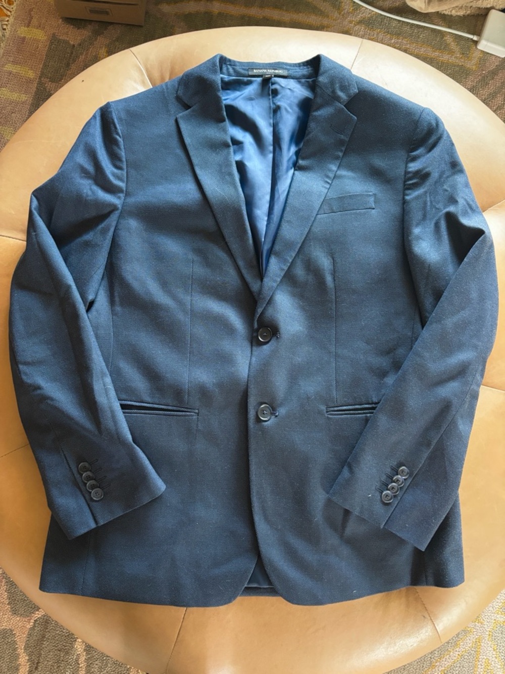 Banana Republic Men's slim fit Navy Two-Button Sport Coat
